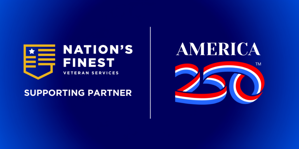 America 250 Supporting Partner Nation's Finest logo and America250 logo